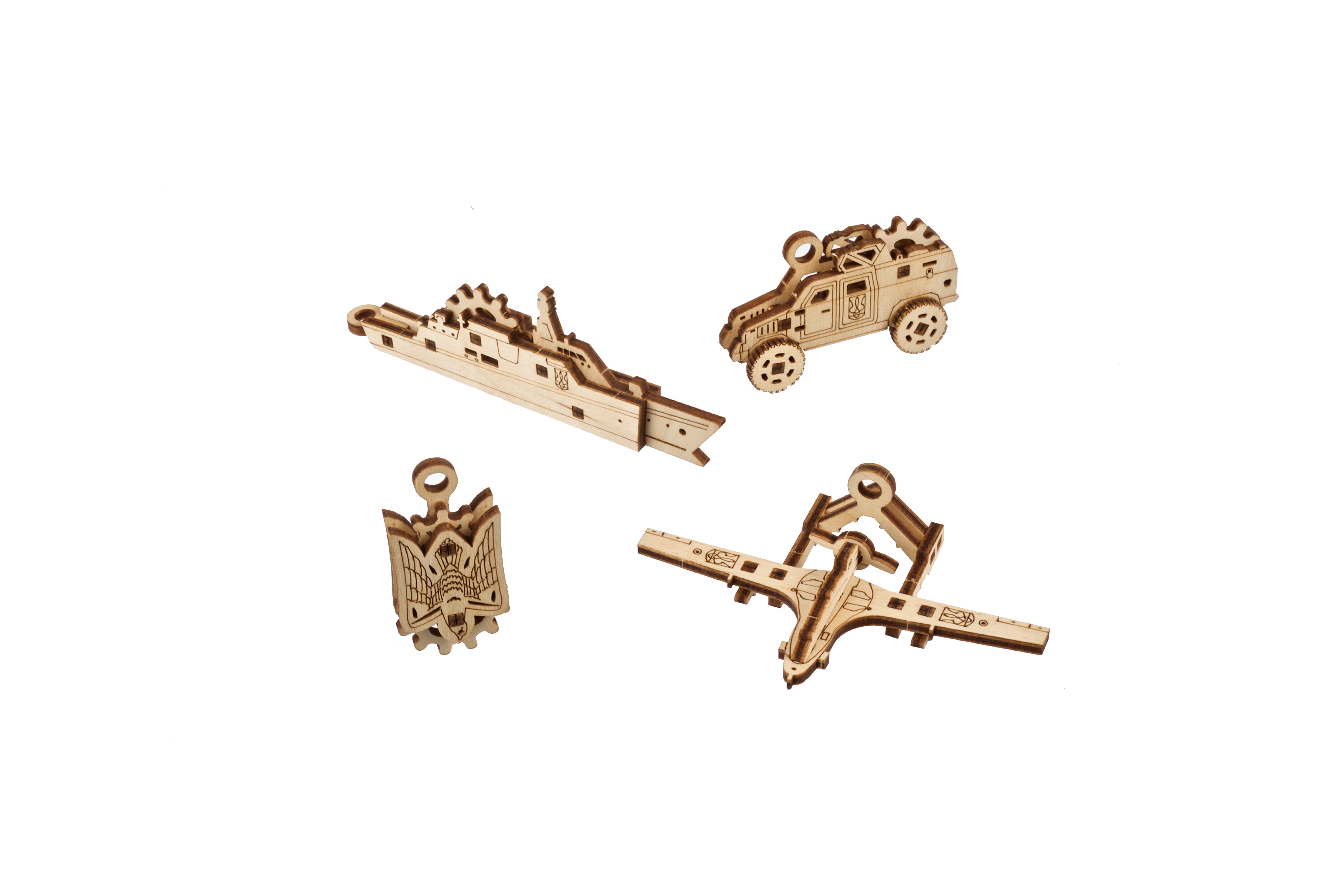 UGears U-Fidgets Invincibility - 4pcs