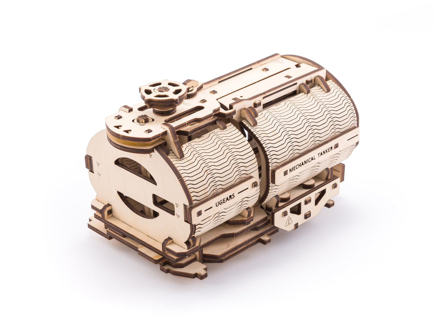 UGears Mechanical Wooden Model 3D Puzzle Kit Additions for Truck UGM-11, Tanker, Fire Ladder and Chassis
