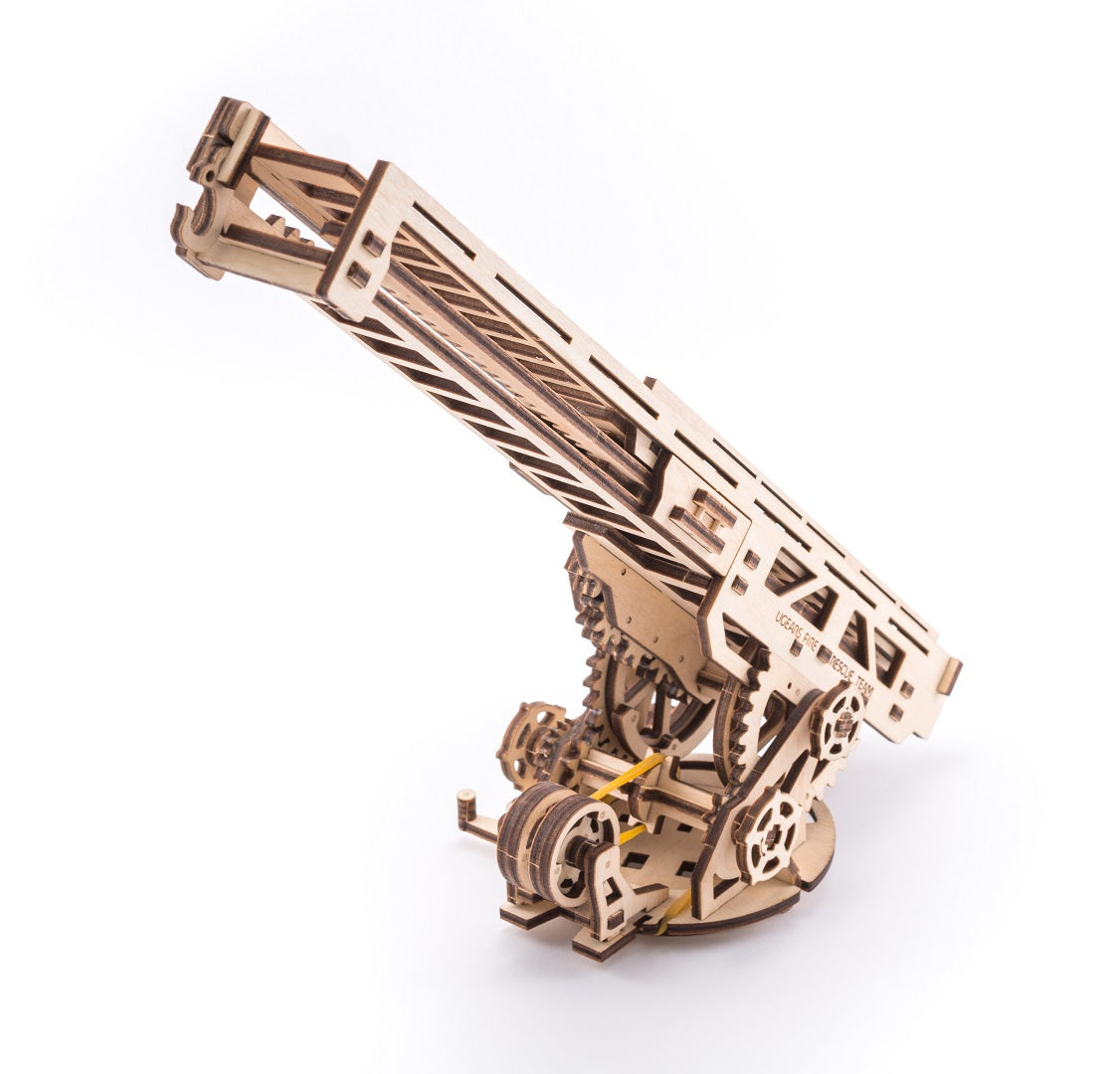 UGears Mechanical Wooden Model 3D Puzzle Kit Additions for Truck UGM-11, Tanker, Fire Ladder and Chassis