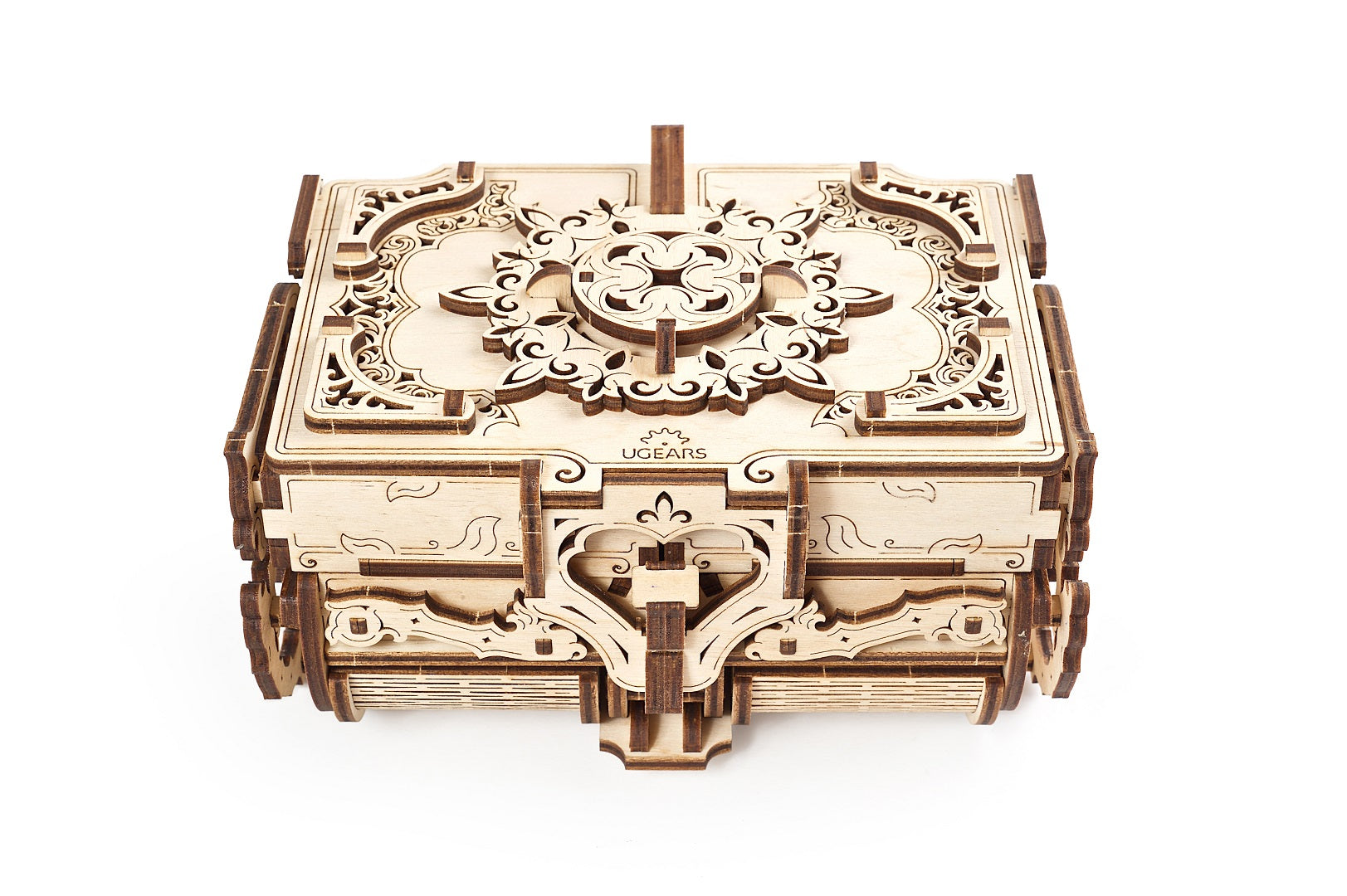 UGears Wooden Mechanical Model Kit Antique Box