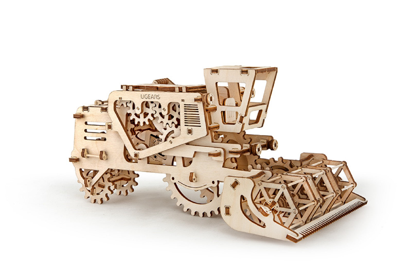 UGears Mechanical Wooden Model 3D Puzzle Kit Combine Harvester