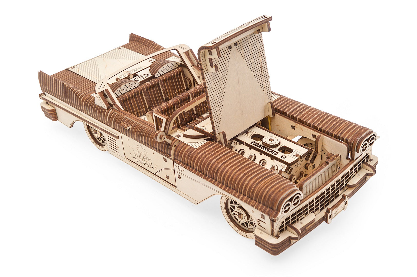 UGears Wooden Mechanical Model Dream Cabriolet VM-05