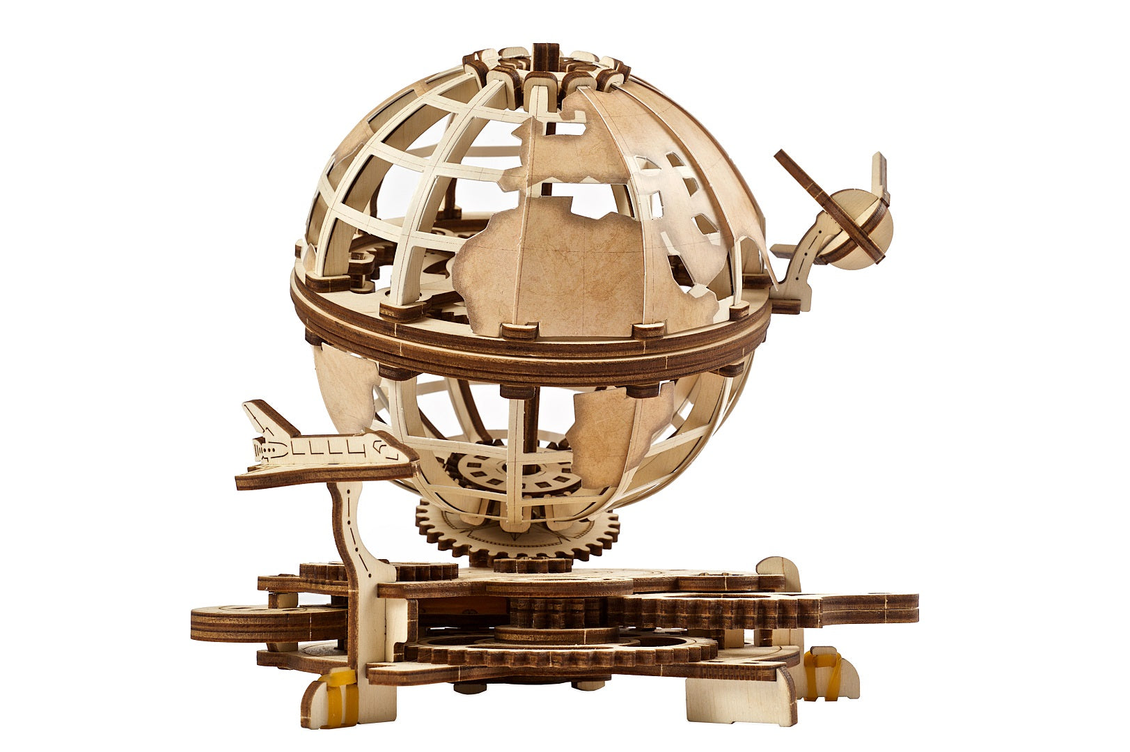 UGears Wooden Mechanical Model 3D Puzzle Kit Globus