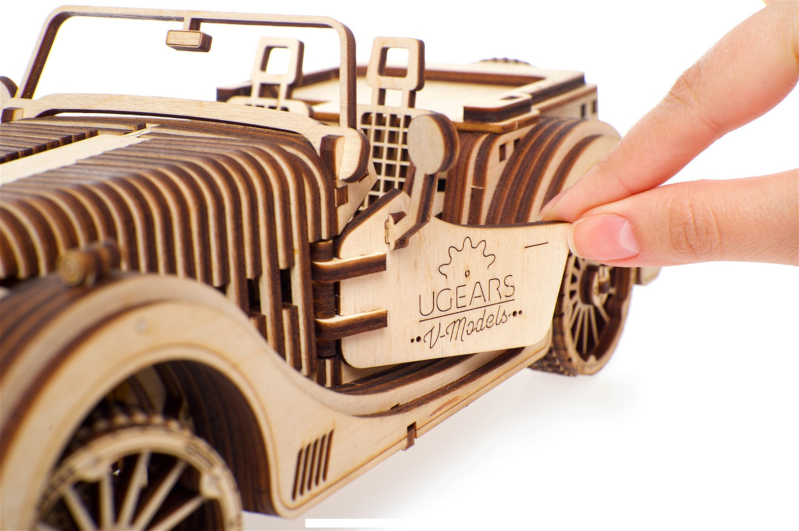 UGears Mechanical Model V-Series Roadster VM-01