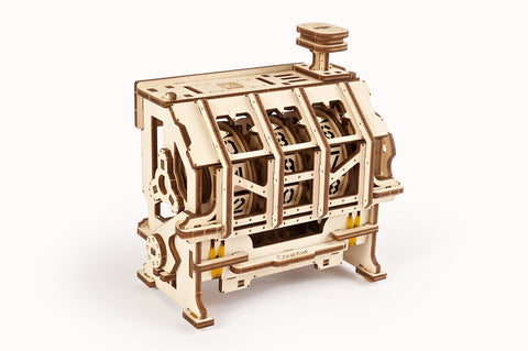 UGears Wooden Mechanical Model 3D Puzzle Kit STEM Lab Counter
