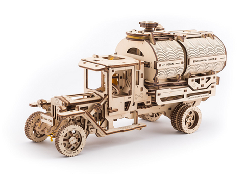 UGears Mechanical Wooden Model 3D Puzzle Kit Truck with Tanker