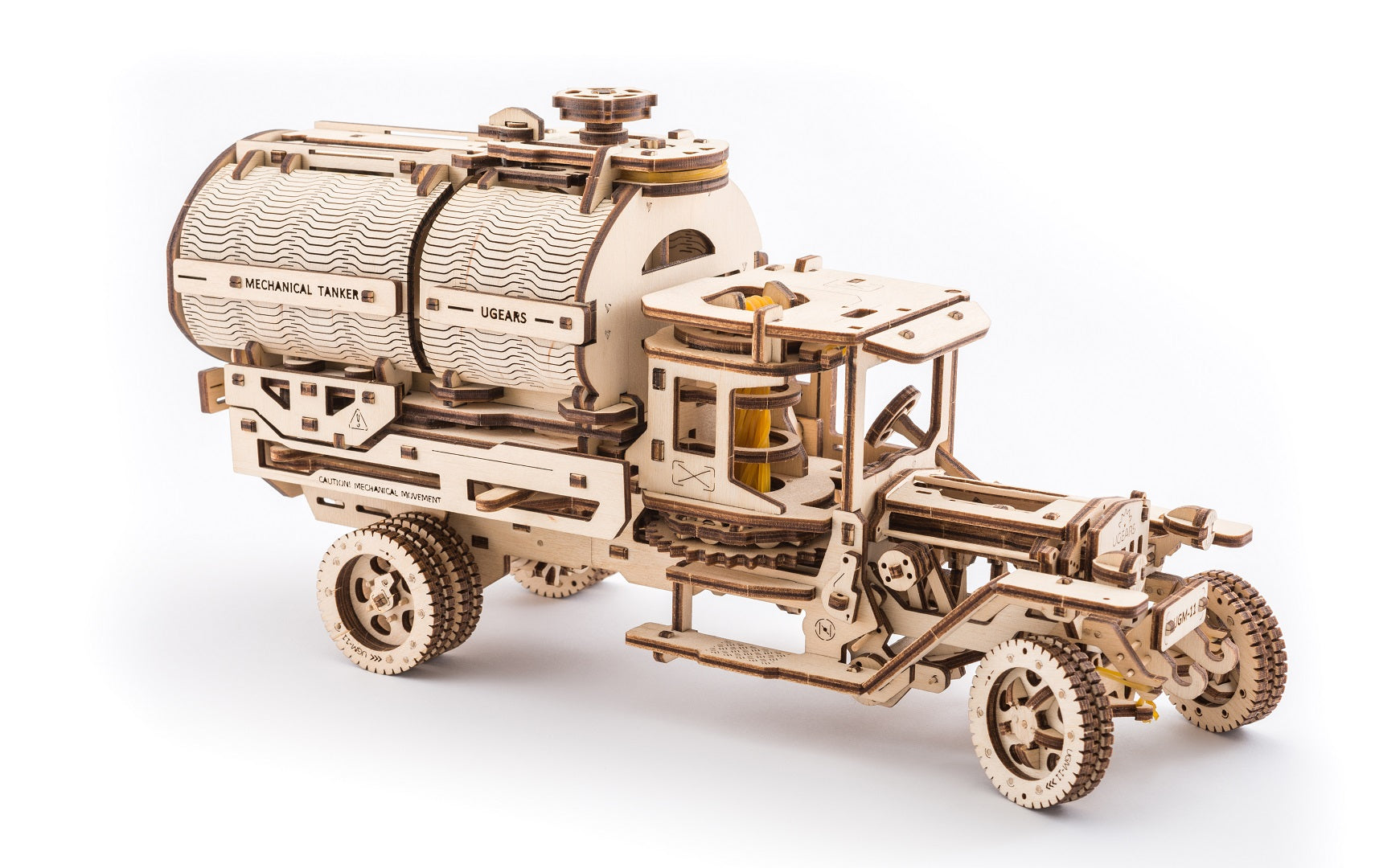 UGears Mechanical Wooden Model 3D Puzzle Kit Truck with Tanker