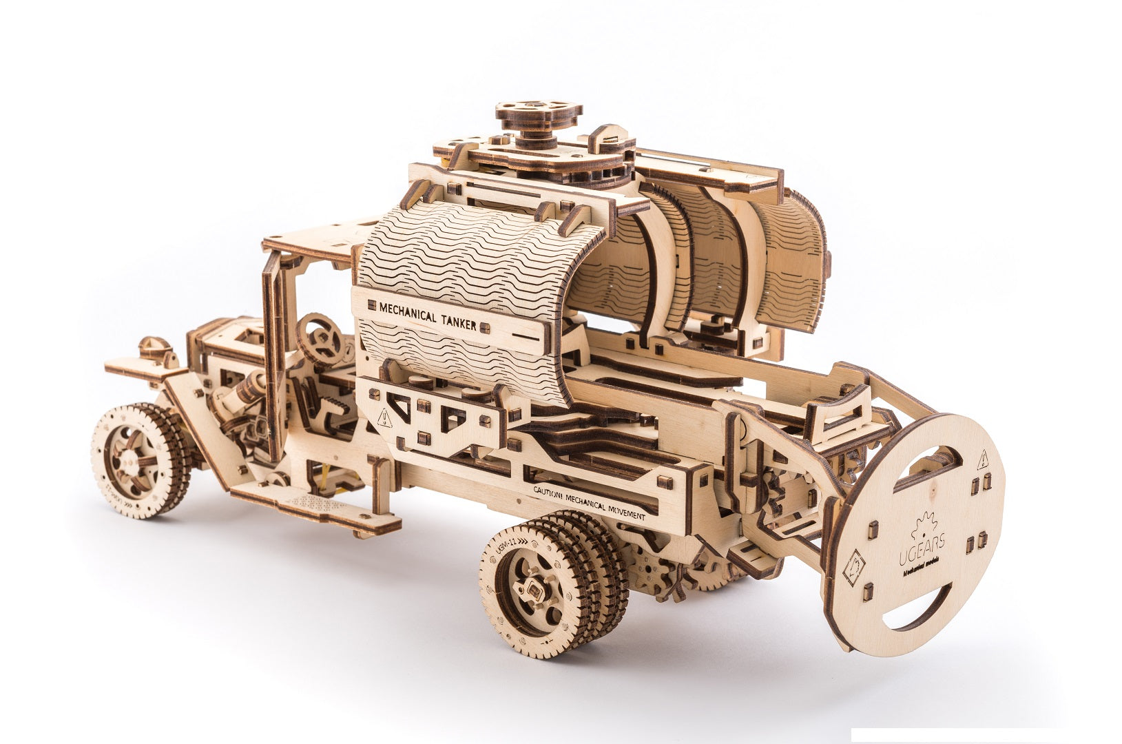 UGears Mechanical Wooden Model 3D Puzzle Kit Truck with Tanker