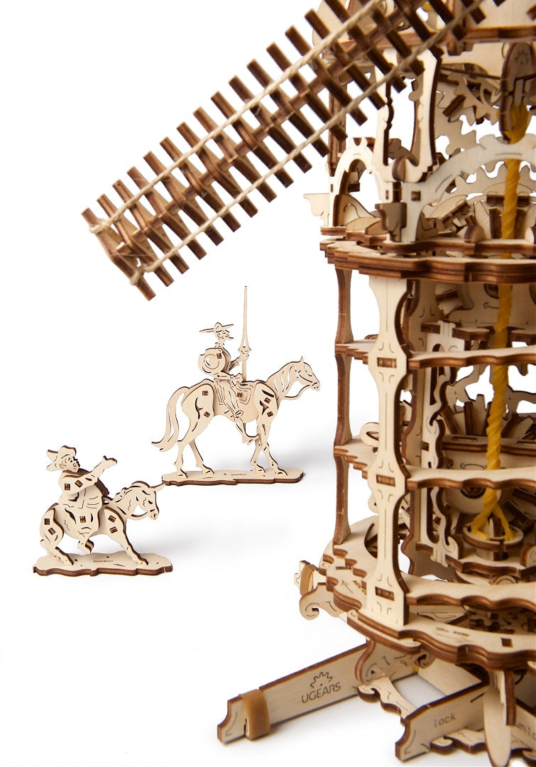 UGears Mechanical Model Tower Windmill