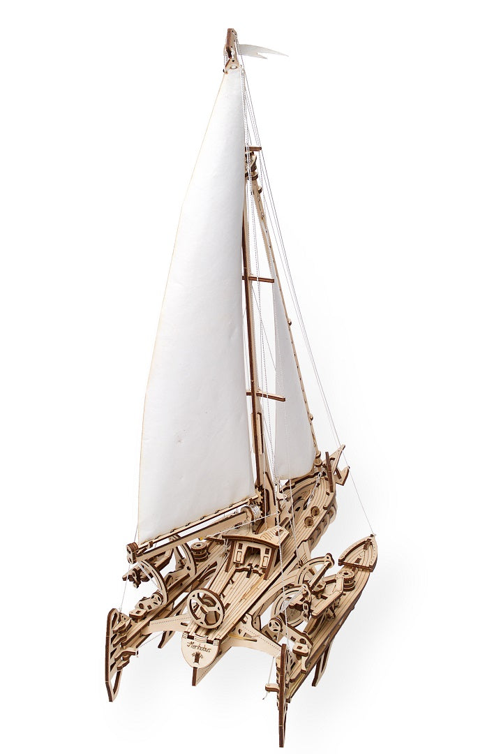 UGears Mechanical Model Trimaran Merihobus Boat