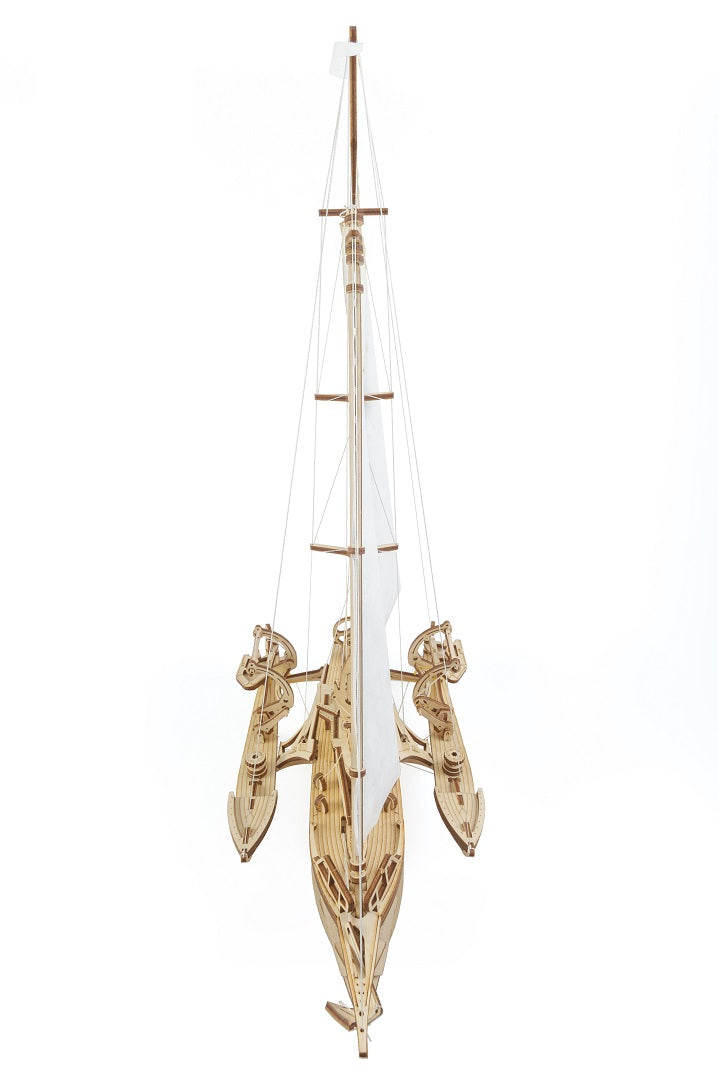 UGears Mechanical Model Trimaran Merihobus Boat