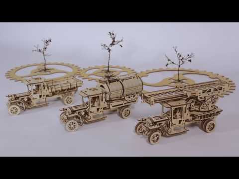 UGears Additions for Truck "UGM-11" (Tanker, Fire Ladder and Chassis)